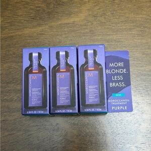 3 Ct Moroccanoil Oil‎ Treatment .34oz Purple Formula (0421)